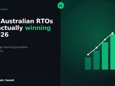 How Australian RTOs Are Actually Winning in 2026