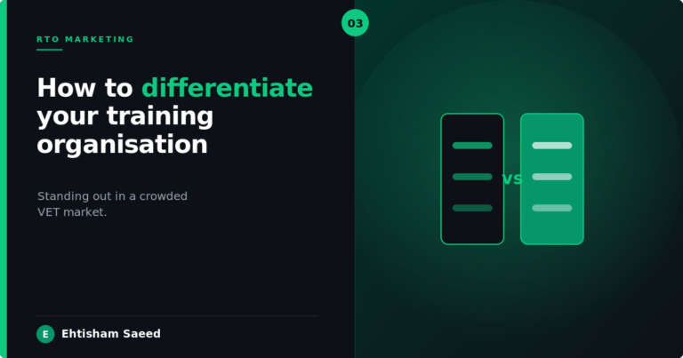 How to Differentiate Your Training Organisation in 2026