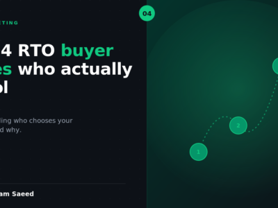 The 4 RTO Buyer Types: Who Actually Enrols in Australian Vocational Training
