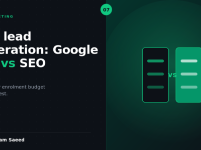 What Is RTO Lead Generation? Google Ads vs SEO for Australian Training Organisations