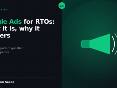 Google Ads for RTOs: What It Is and Why It Matters in 2026