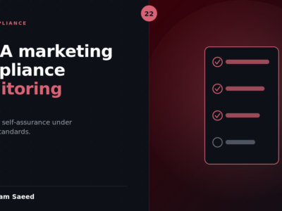 What Is ASQA Marketing Compliance Monitoring? Continuous Self-Assurance Under the 2025 Standards