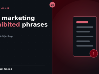 RTO Marketing Prohibited Phrases: 75+ Words ASQA Flags in 2026