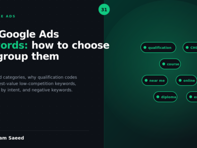 RTO Google Ads Keywords: How to Choose and Group Them
