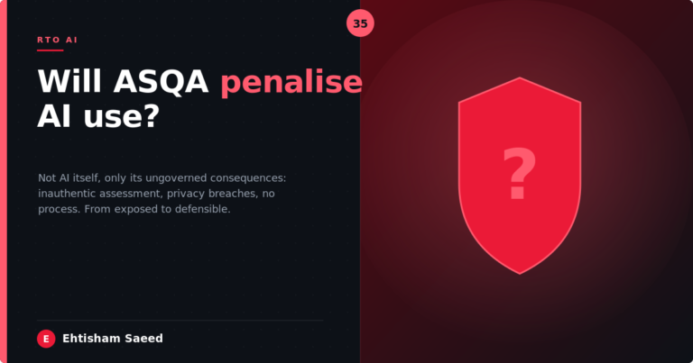 Will ASQA Penalise AI Use? RTO AI and the 2025 Standards